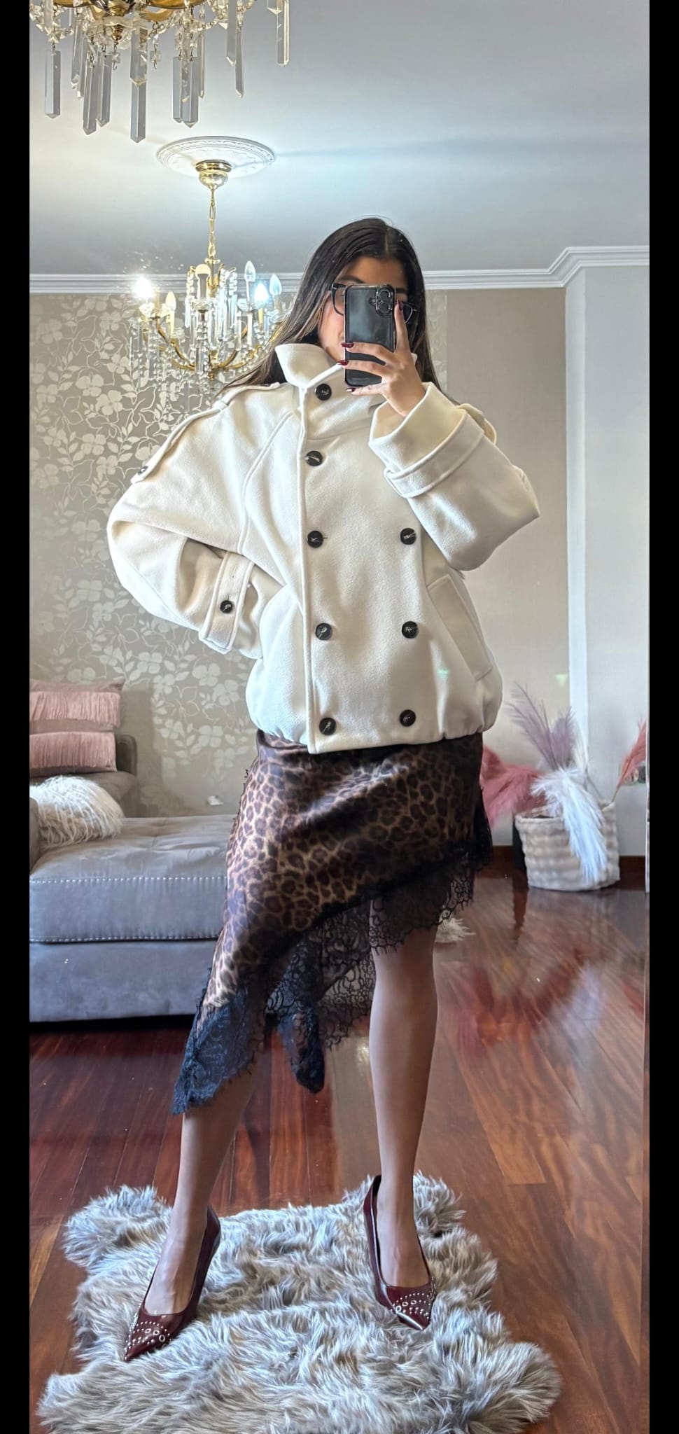 CHAQUETA BEIGE DOBLE BOTÓN