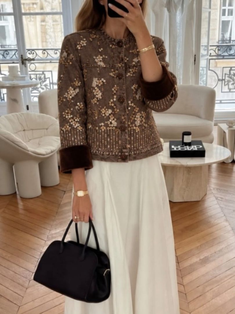Nueva Chaqueta Bordada Anais
